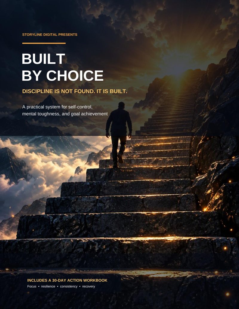 Built by Choice — discipline and goal achievement guide cover