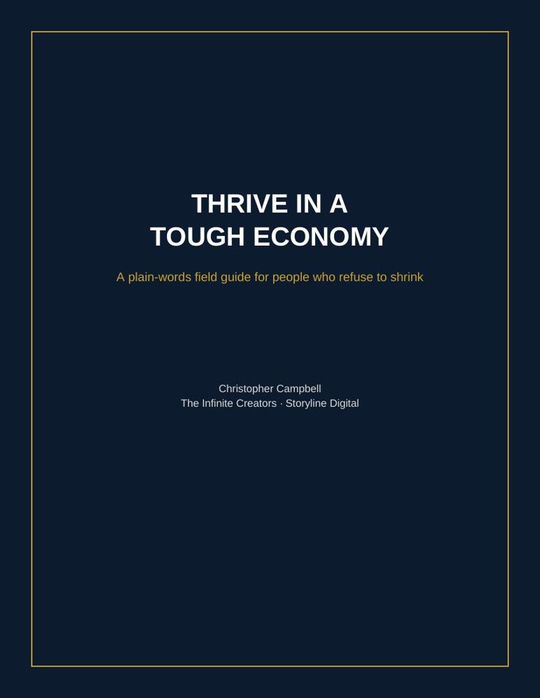 Thrive in a Tough Economy — product cover